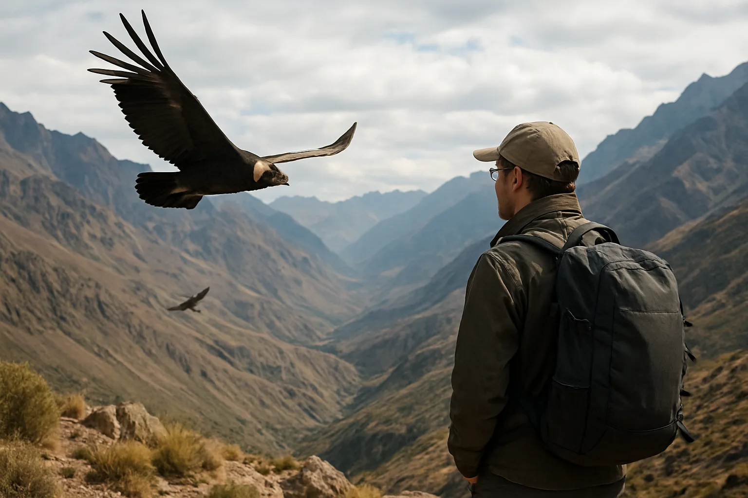 Dónde y cómo avistar cóndores en la cordillera de Mendoza de manera responsable